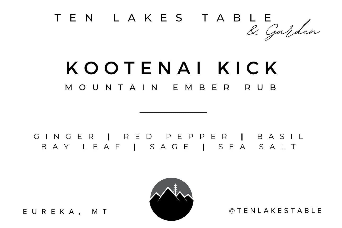 Kootenai Kick Refill | ♻️ Reuse your original glass jar!